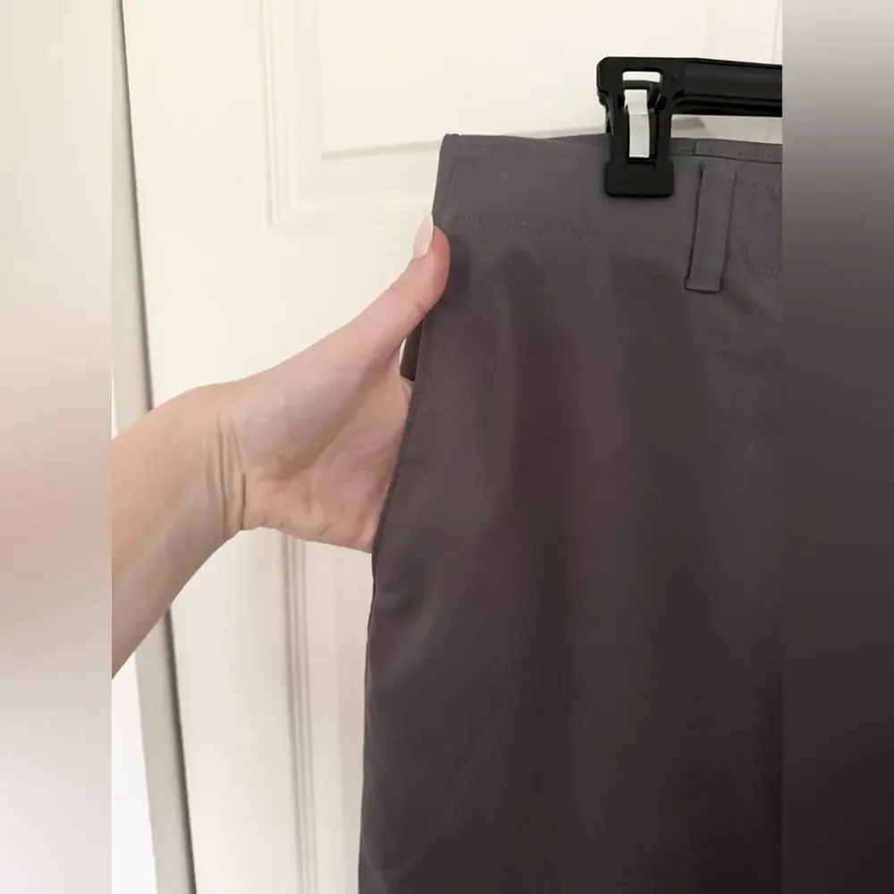 Grand Slam Dark Gray Charcoal Golf Shorts Size 36 Waist
